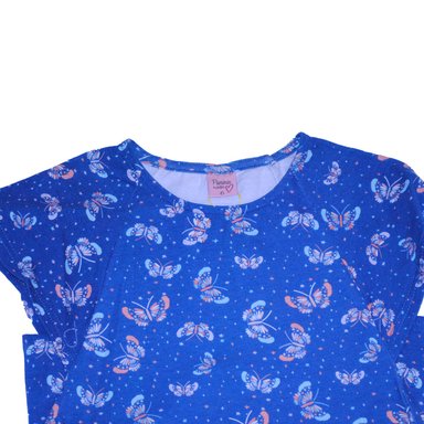 VESTIDO ALGODON NIÑA PILLIN AZUL PVW623AZU - 4