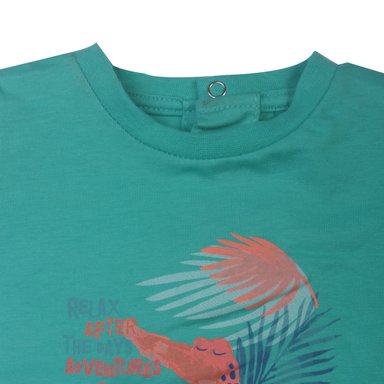 POLERA BEBE NIÑO TURQUESA PILLIN - 3