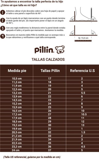 SANDALIAS NIÑO PILLÍN CUERO BEBE CAFÉ - 5