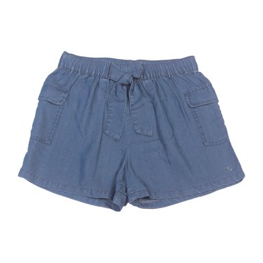 SHORT NIÑA AZUL PILLIN - 1