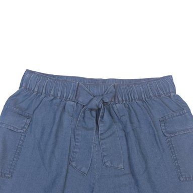 SHORT NIÑA AZUL PILLIN - 2