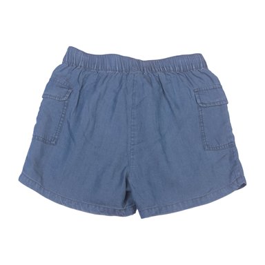 SHORT NIÑA AZUL PILLIN - 4