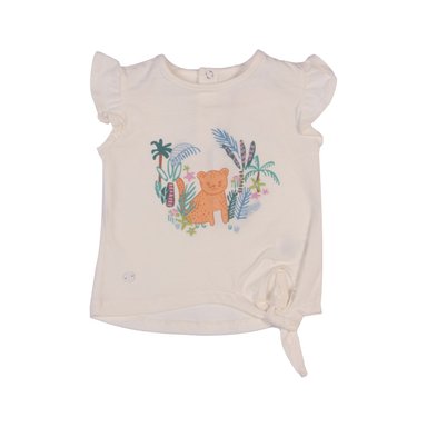POLERA MANGA CORTA NIÑA PILLÍN PVW634BCO BEBE BLANCO - 1