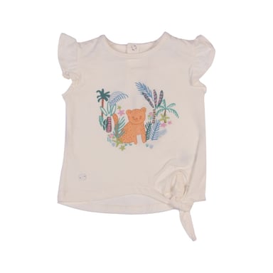 POLERA MANGA CORTA NIÑA PILLÍN PVW634BCO BEBE BLANCO - 1