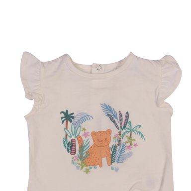 POLERA MANGA CORTA NIÑA PILLÍN PVW634BCO BEBE BLANCO - 4