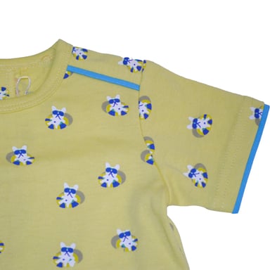 POLERA MANGA CORTA NIÑO PILLÍN PVW644AMA BEBE AMARILLO - 2