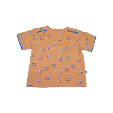 POLERA MANGA CORTA NIÑO PILLÍN PVW644NAR BEBE NARANJA - 1