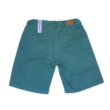 SHORT ALGODÓN NIÑO PILLÍN VERDE PVW804VER - 2