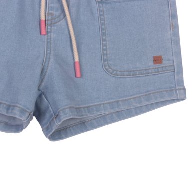 SHORT ALGODÓN NIÑA PILLÍN CELESTE PVW723CEL - 3