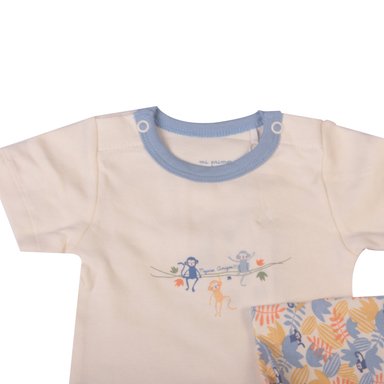 SET BODY NIÑO PILLIN BEIGE PVW229SUR 2 PZAS - 2