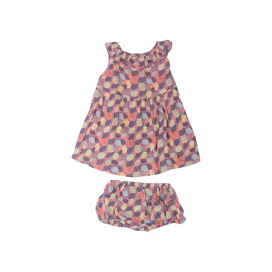 VESTIDO ALGODON NIÑA PILLIN NARANJO PVW817DAM BEBE NARANJA - 4