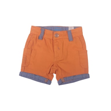 BERMUDA BEBE NIÑO NARANJA PILLIN - 1