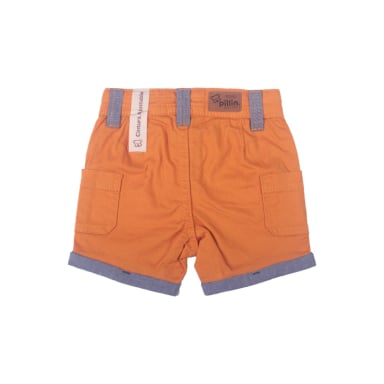 BERMUDA BEBE NIÑO NARANJA PILLIN - 4