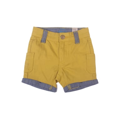 BERMUDA BEBE NIÑO EN COLOR AMARILLO PILLIN - 1
