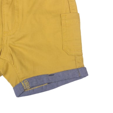 BERMUDA BEBE NIÑO EN COLOR AMARILLO PILLIN - 3