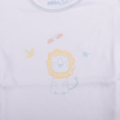 SET PARA BEBÉ NIÑO PILLÍN PRW110SUR SET 2 PZAS CAMISETA BEBE MULTICOLOR - 2