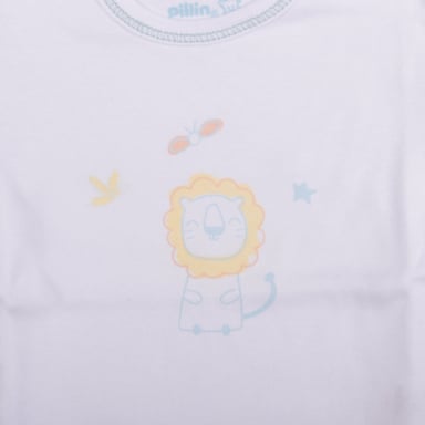 SET PARA BEBÉ NIÑO PILLÍN PRW110SUR SET 2 PZAS CAMISETA BEBE MULTICOLOR - 2