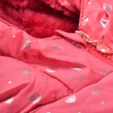 PARKA BEBE  NIÑA GUINDA PILLIN - 2