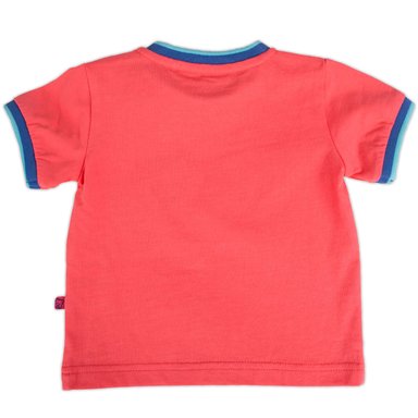 POLERA MANGA CORTA ALGODÓN NIÑO PILLÍN PVY656-23COR BEBE CORAL - 3