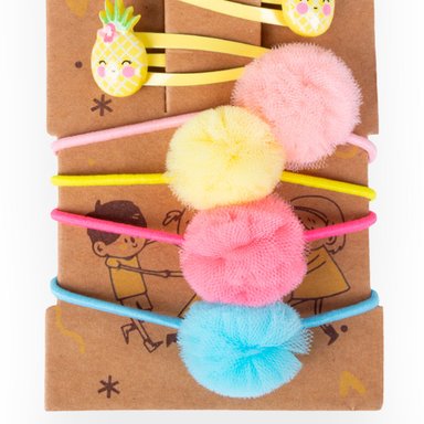 PINCHES & CINTILLOS BEBE NIÑA PILLÍN MULTICOLOR PAY139-23SUR - 2