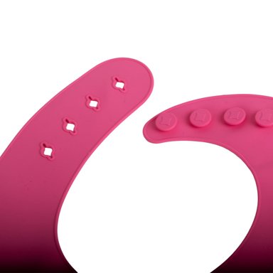 SET BABERO Y CUBIERTOS BEBÉ NIÑA FUCSIA PILLIN - 3