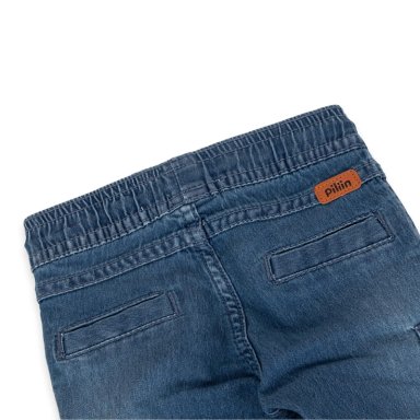PANTALÓN NIÑO PILLÍN DENIM BEBÉ PVA721-24DEN - 2