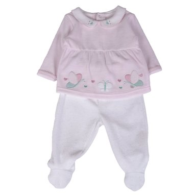 CONJUNTO BEBE ROSADO PILLIN ( PVB307-25ROS ) - 1