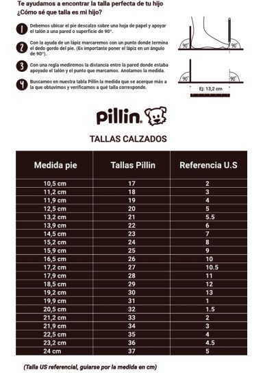 ZAPATILLAS BEBE  NIÑA ROSADO PILLIN (PZC701-25ROS ) - 6
