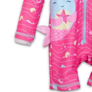 TRAJE DE BAÑO BEBE  FUCSIA PILLIN (PVC855-25FUC) - 3