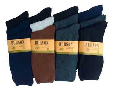 CALCETINES PARA HOMBRE DE ALGODÓN SIN COSTURAS - DOCENA - 1