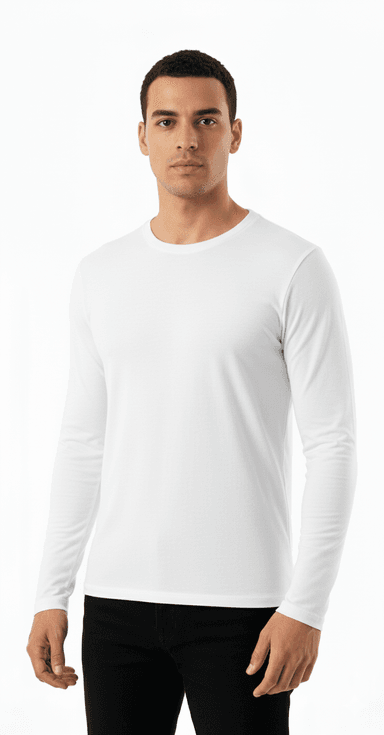 POLERA CUELLO REDONDO PARA HOMBRE - PRIMERA CAPA CON FIBRA DE BAMBU - 1