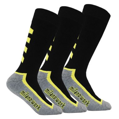 3 PARES DE CALCETAS RESISTENTE CALCETINES DE TRABAJO PARA HOMBRE - 2