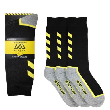 3 PARES DE CALCETAS RESISTENTE CALCETINES DE TRABAJO PARA HOMBRE - 3