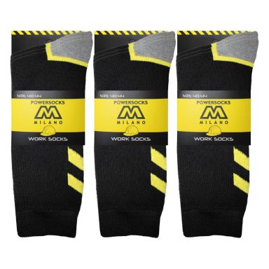 3 PARES DE CALCETAS RESISTENTE CALCETINES DE TRABAJO PARA HOMBRE - 4