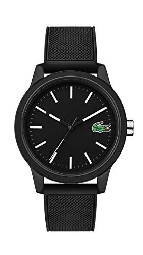 LACOSTE TR90 RELOJ DE CUARZO PARA HOMBRE CON CORREA DE GOMA NEGRO 20 (MODELO: 2010986) - 1