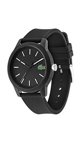 LACOSTE TR90 RELOJ DE CUARZO PARA HOMBRE CON CORREA DE GOMA NEGRO 20 (MODELO: 2010986) - 2