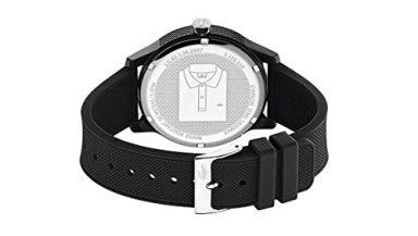 LACOSTE TR90 RELOJ DE CUARZO PARA HOMBRE CON CORREA DE GOMA NEGRO 20 (MODELO: 2010986) - 3
