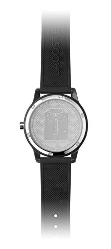 LACOSTE TR90 RELOJ DE CUARZO PARA HOMBRE CON CORREA DE GOMA NEGRO 20 (MODELO: 2010986) - 4