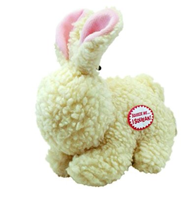 PELUCHE EN DISEÑO DE CONEJO DE FORRO POLAR PARA PERROS - 1