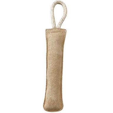 ETHICAL PETS DURA FUSED LEATHER RETRIEVER DOG TOY 15-INCH - 1