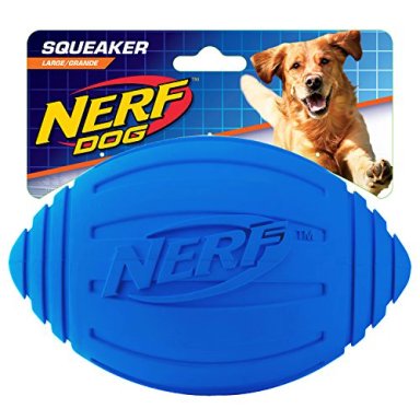 NERF JUGUETE FUTBOL CON SONIDO PARA PERRO - 1