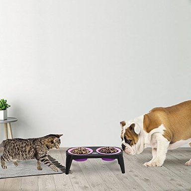DOG GATE FOR DOORWAYS STAIRS OR ROOMS – 24-INCH FREESTANDING FOLDING ACCORDION STYLE WOODEN - 4