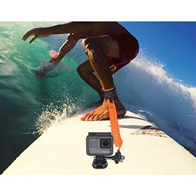 WATERPROOF ACTION CAMERA FLOATING HAND GRIP + STEEL-CORED ANTI-LOOSE DIVE WRIST STRAP SAFETY TETHER - 6