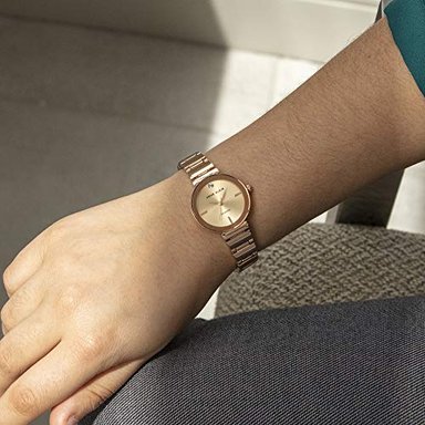 RELOJ AK ANNE KLEIN MUJER PULSERA ORO ROSA - 4
