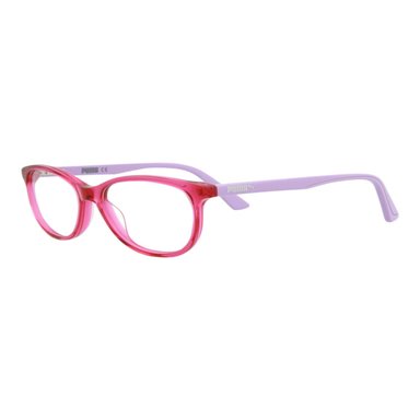 MARCO ÓPTICO PUMA DE ACETATO CON MONTURA REDONDA PARA MUJER EN ROSA - 2