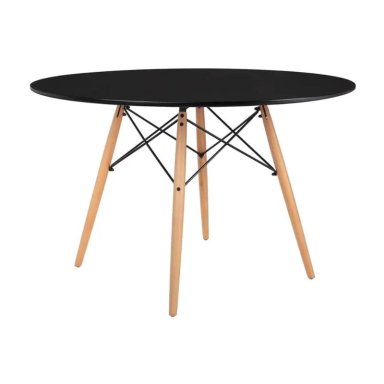 MESA PANDALINO REDONDA ESTELA 100CM COMEDOR OFICINA - 1