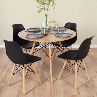 MESA PANDALINO SHANNA100 REDONDA SHANNA 100CM ESTILO CONTEMPORÁNEO TU COMEDOR - 2