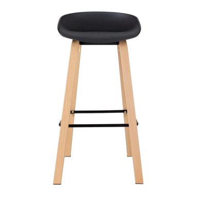 PACK 2 TABURETES BAR NORDICO VIGGO 75 CM | EXTERIOR NEGRO - 8
