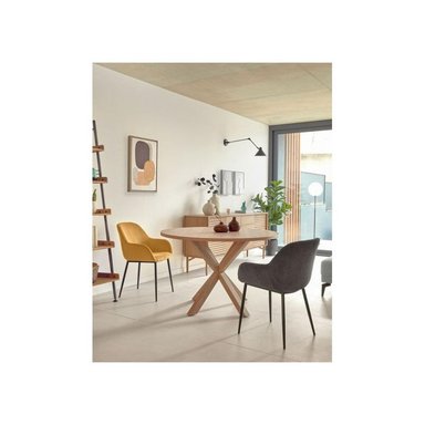 MESA REDONDA EQUIZ WOOD 120CM | COMEDOR U OFICINA - 5