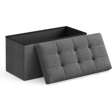 BAUL BANQUETA TAKOMA GRIS | PLEGABLE CON ALMACENAJE - 5